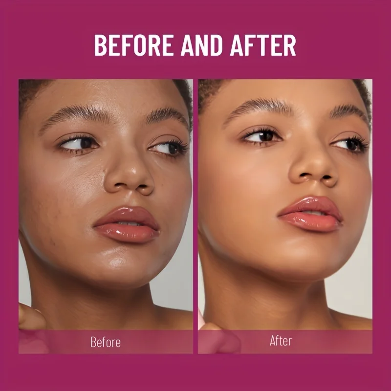 Correcteur à Tête Éponge – Cache Cernes, Taches & Imperfections – Fond de Teint Hydratant Longue Durée