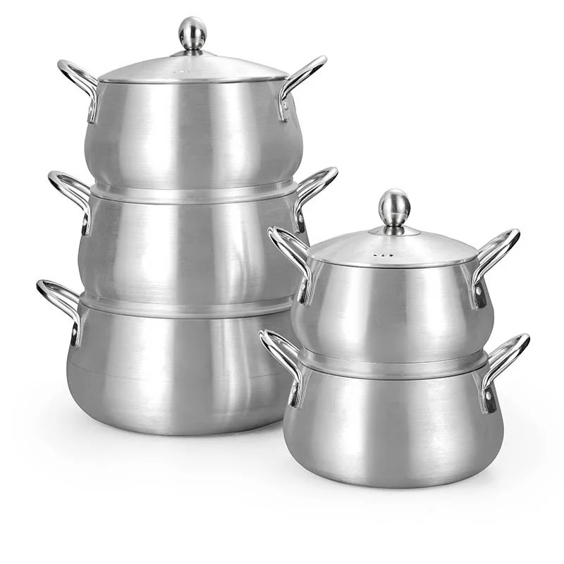 Batterie de Cuisine Aluminium 10 Pièces TIANKANG – Casseroles & Faitouts Toutes Cuisinières