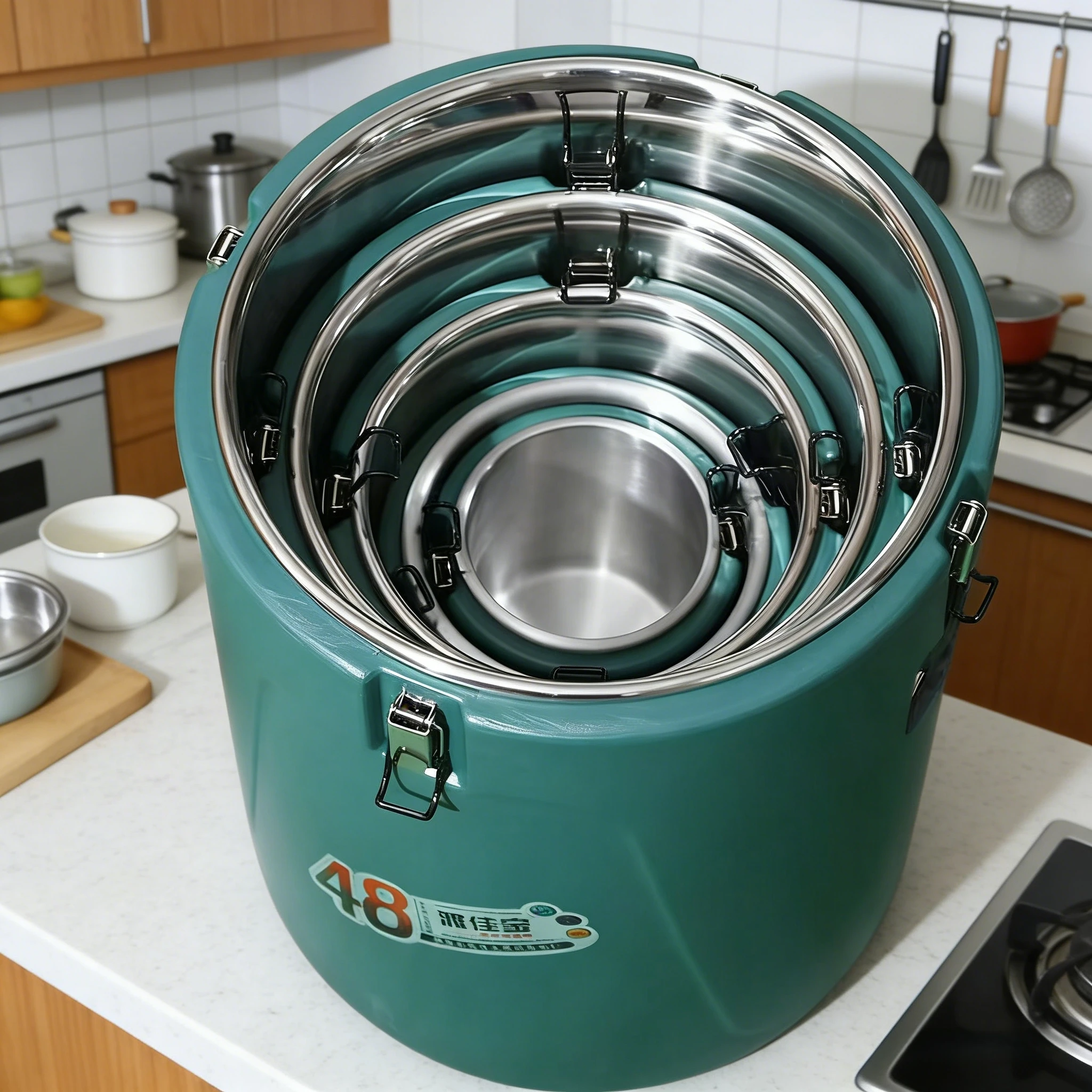 Ensemble 5 Seaux Isothermes Inox TIANKANG 7-80L – Chaud & Froid