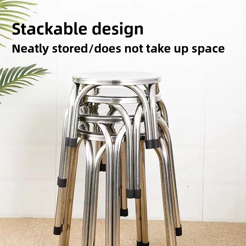 Chaise en Acier Inoxydable Anti-Rouille TIANKANG – Design Moderne Gain de Place