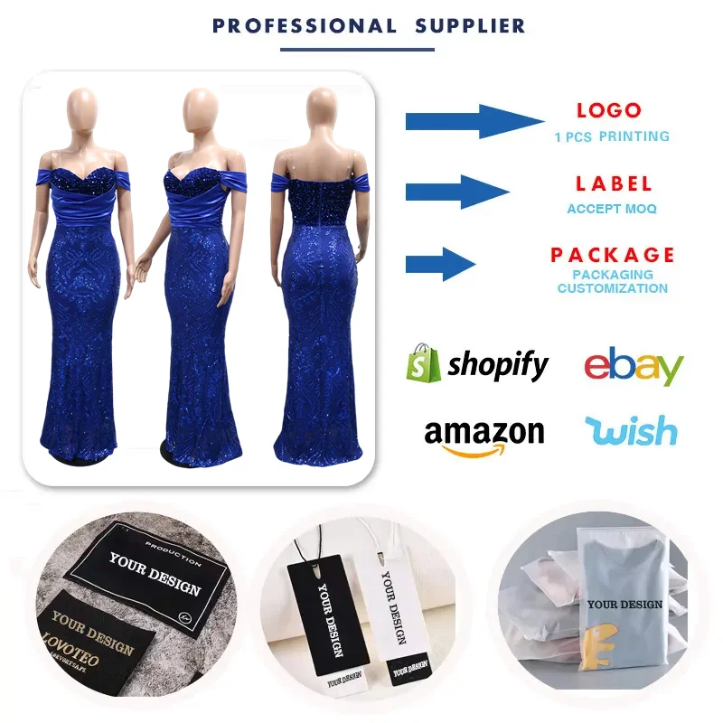 Robe de soirée luxe à une épaule – Velours & Paillettes, Coupe Sirène Maxi