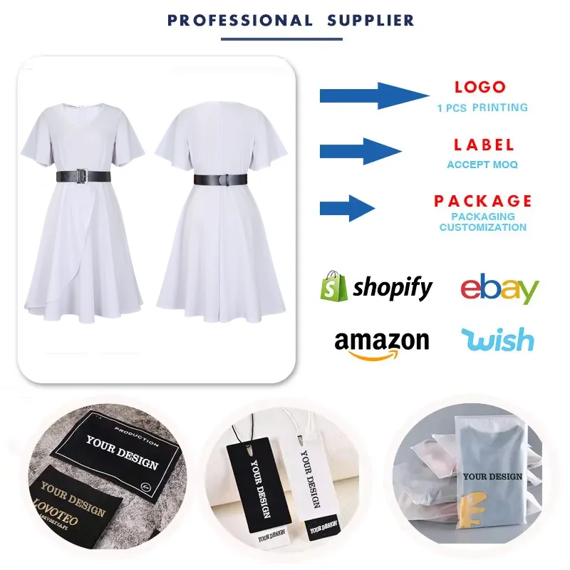 Robe de Bureau Élégante Femme | Coupe Trapèze, Manches Évasées + Ceinture | Style Africain Tendance