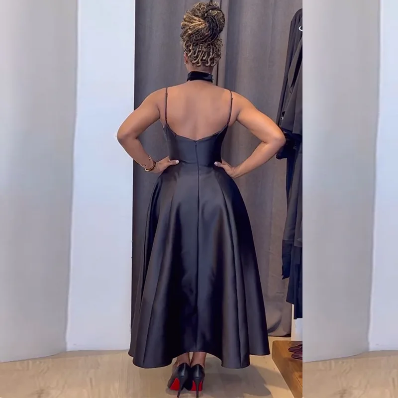 Robe Maxi Élégante à Bretelles Col V – Coupe Ajustée Soirée & Casual HK7842