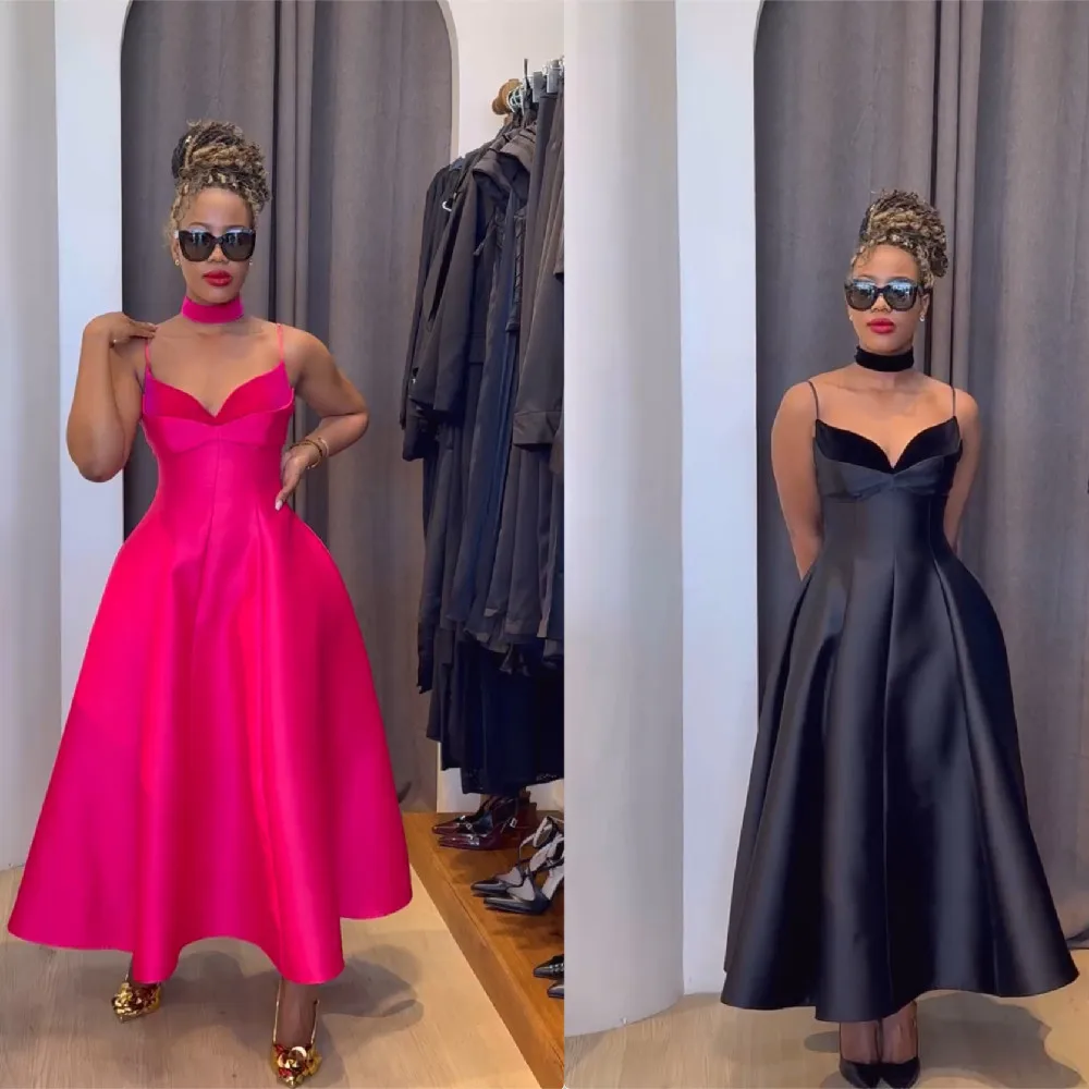 Robe Maxi Élégante à Bretelles Col V – Coupe Ajustée Soirée & Casual HK7842