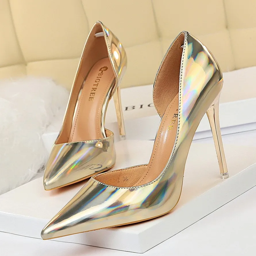 Escarpins Ajourés Bout Pointu Talon Aiguille – Chaussures Femme Bureau & Mariage
