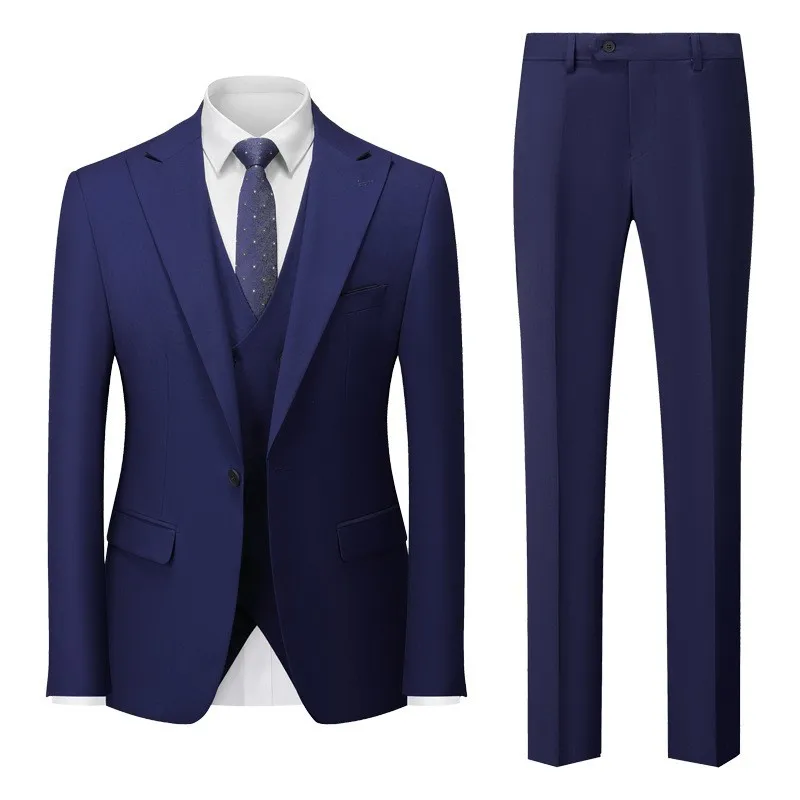 Costume Mariage Homme 3 Pièces Sur Mesure | Veste + Gilet + Pantalon | Coupe Ajustée