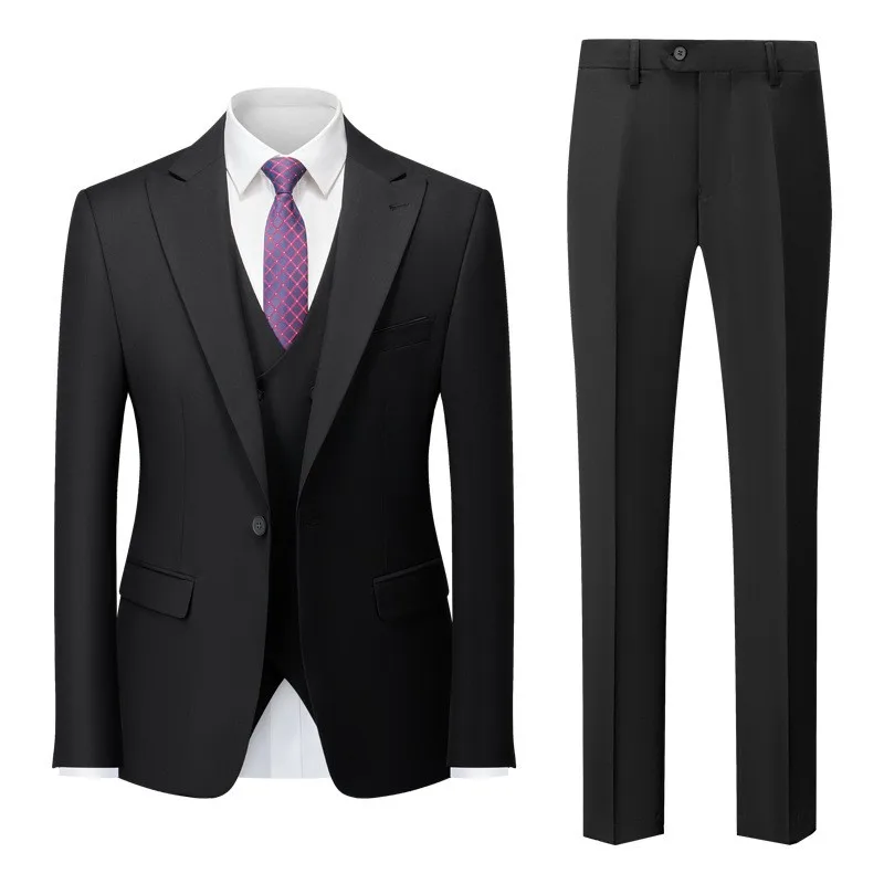 Costume Mariage Homme 3 Pièces Sur Mesure | Veste + Gilet + Pantalon | Coupe Ajustée