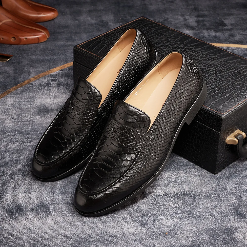 Chaussures Oxford Homme H1817-11 – Cuir Véritable, Faites Main, Élégantes