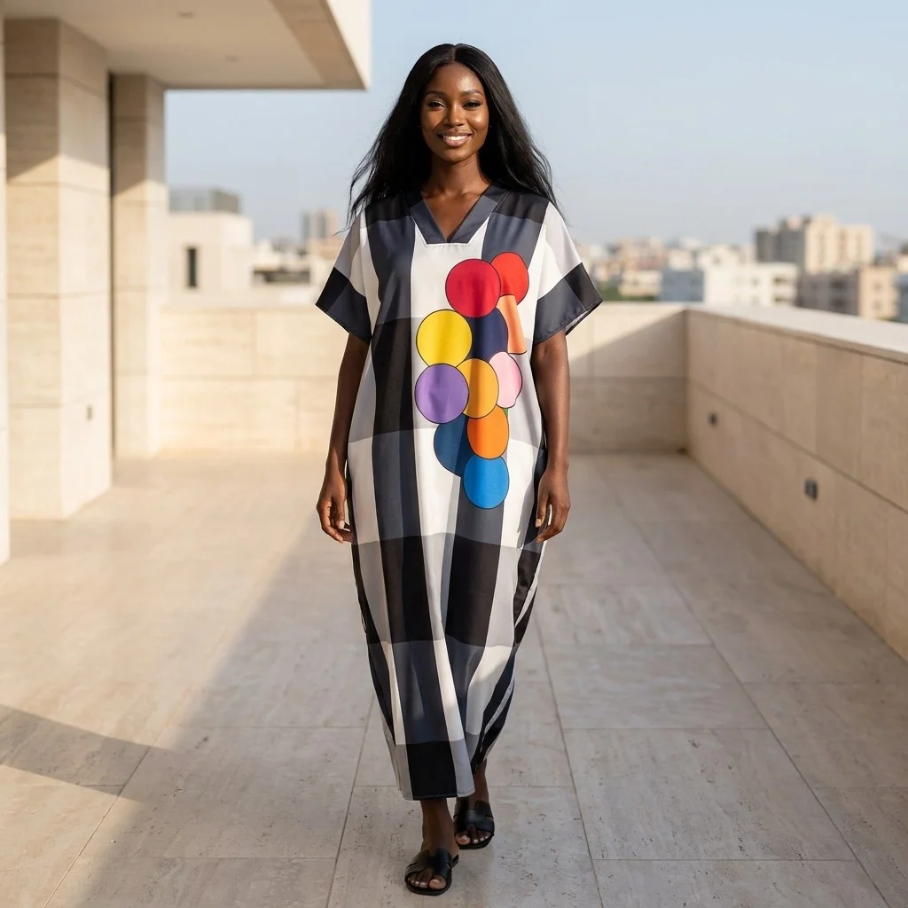 Veste Dashiki Femme Grande Taille – Broderie Florale, Coupe Ample, Style Africain Moderne