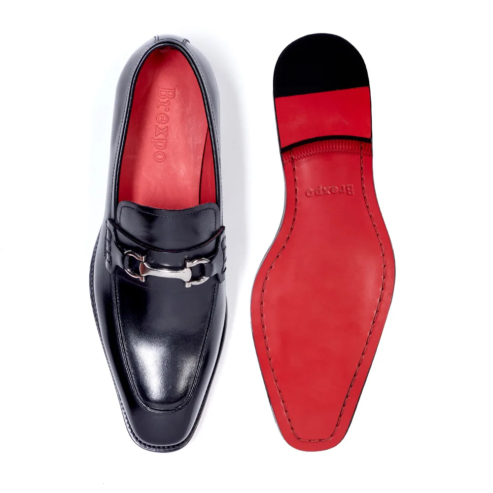 Mocassins Homme en Cuir Véritable – Chaussures Élégantes Bureau & Mariage Sans Lacets