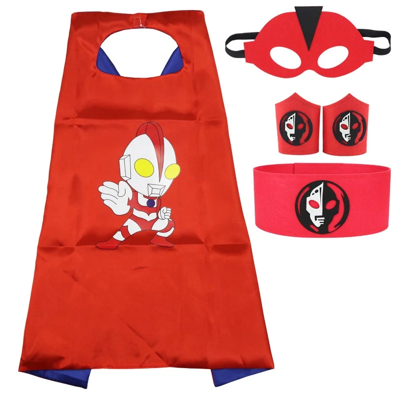 Cape Super-Héros Enfant avec Masque & Bracelet – Déguisement Garçon