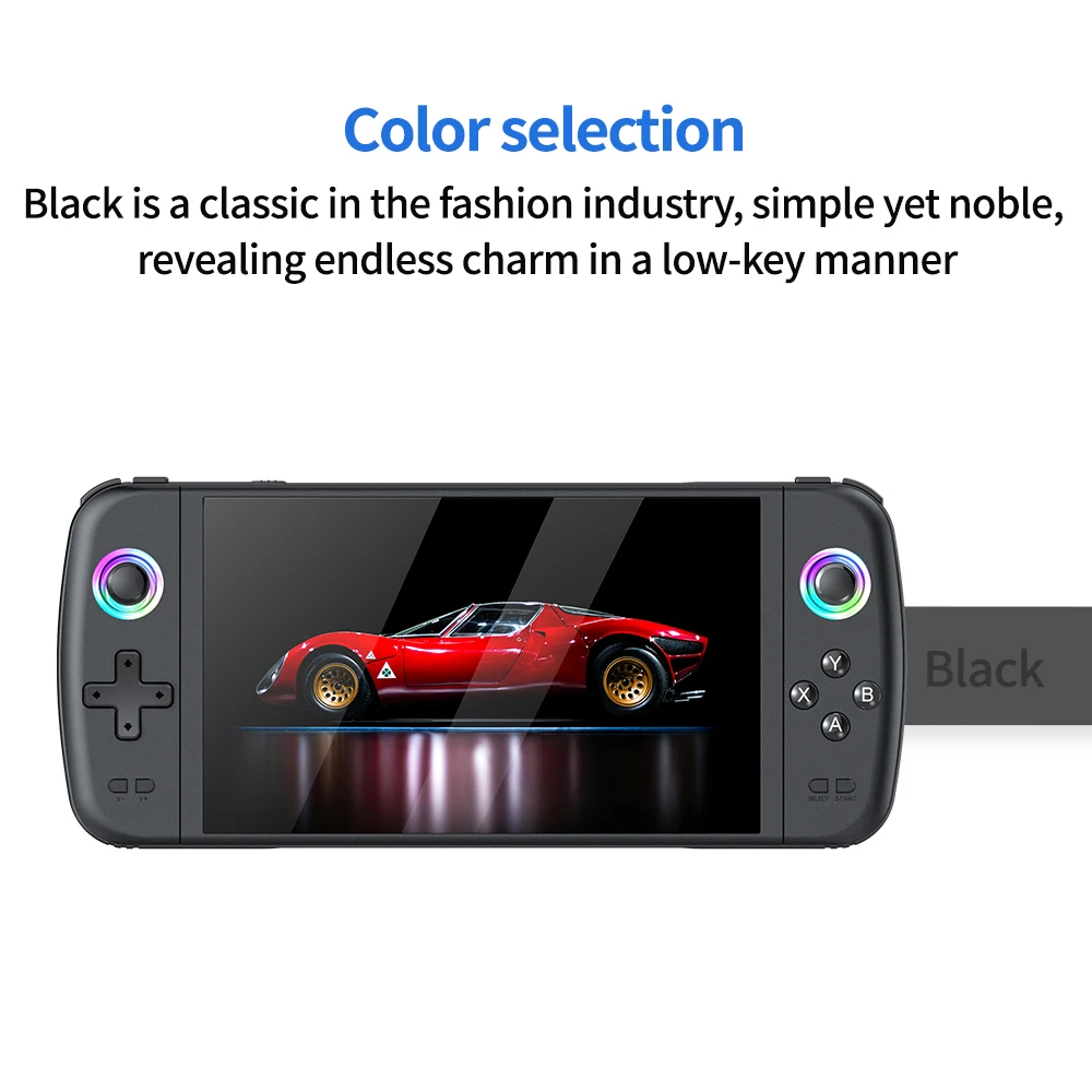 Console de Jeu Portable M27 – Écran IPS 7" HD, 10000 Jeux Intégrés, Wi-Fi, 64GB