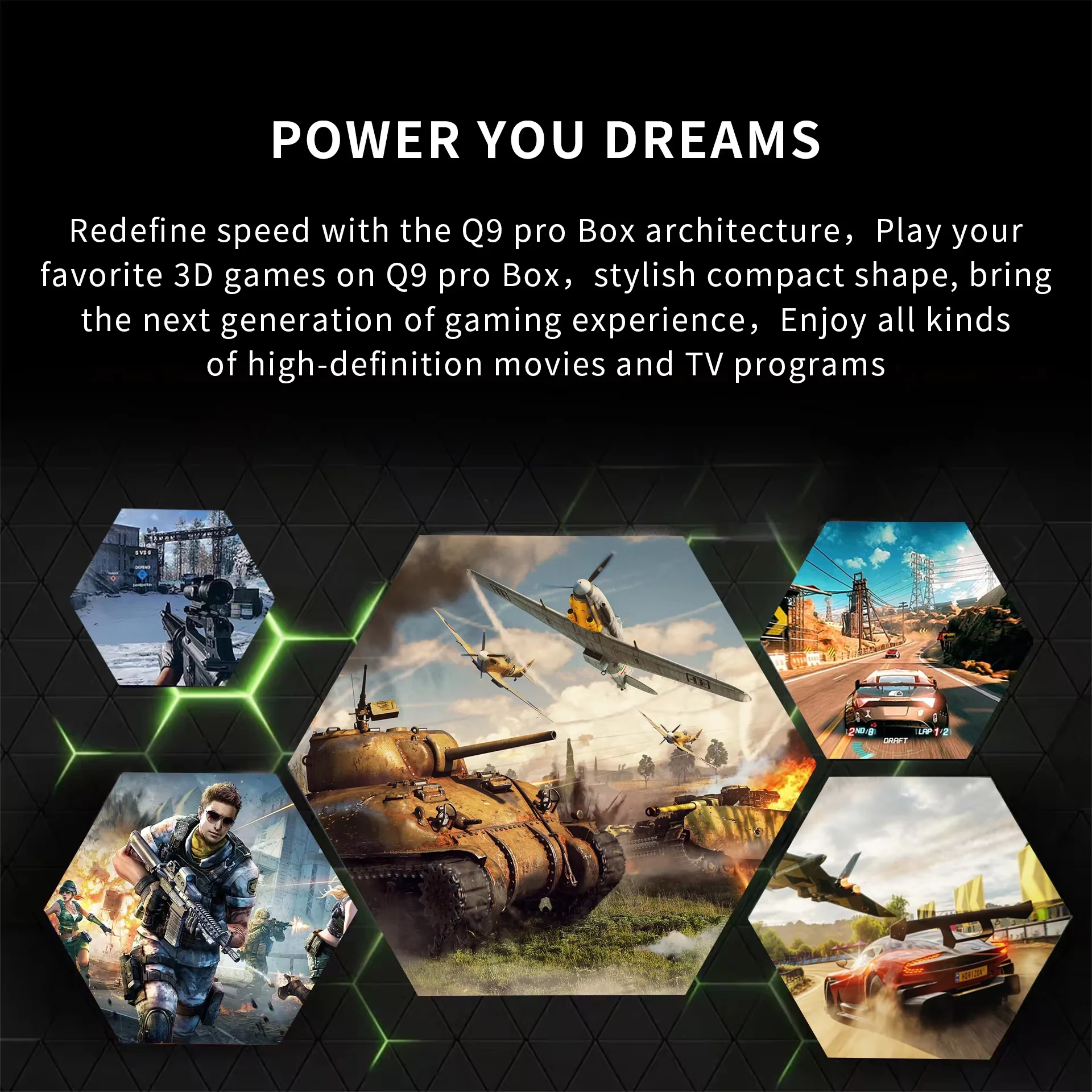 Console de Jeux Rétro Q9 Pro 4K | 16GB | 15000+ Jeux | 2 Manettes Sans Fil | Compatible TV
