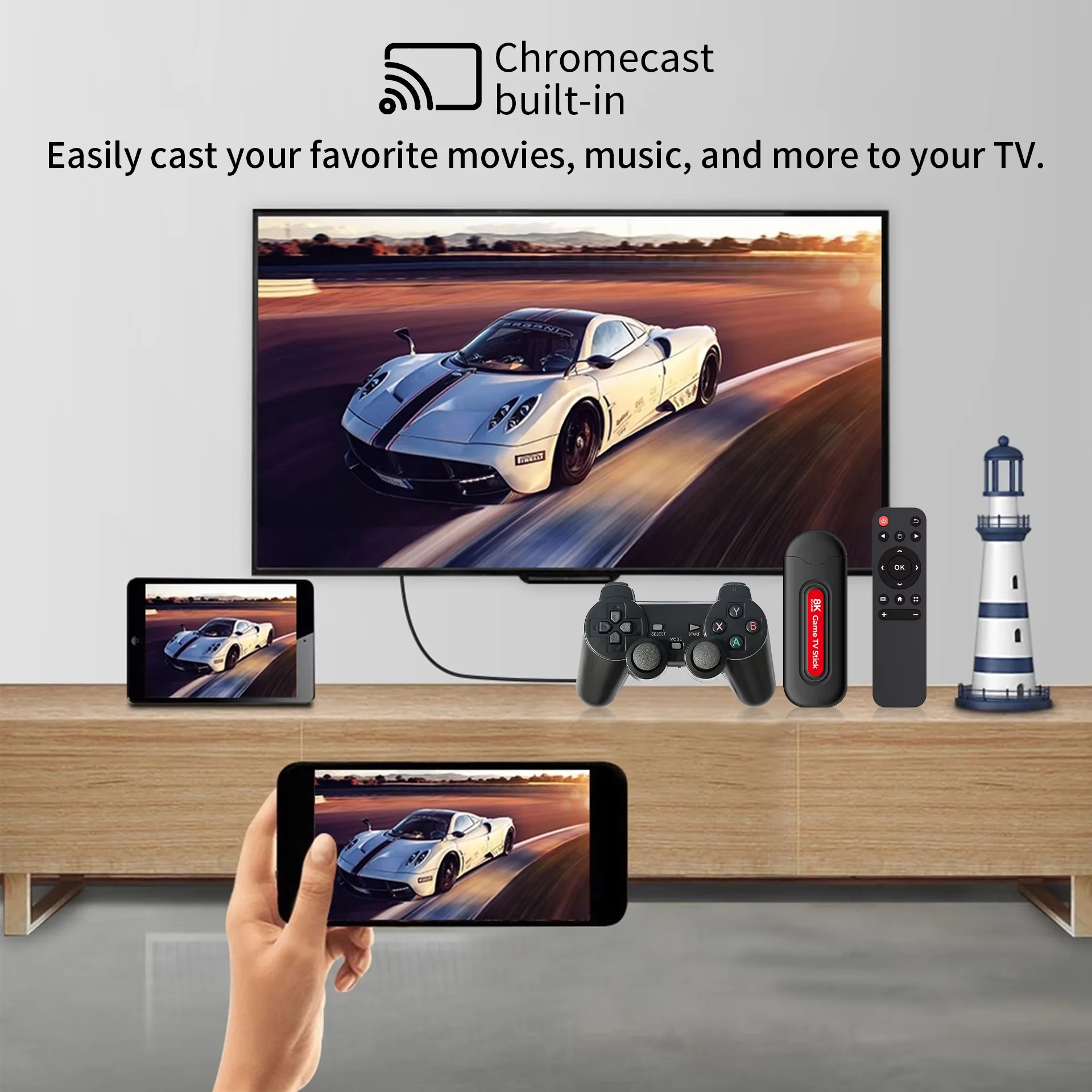 Console de Jeux Rétro Q9 Pro 4K | 16GB | 15000+ Jeux | 2 Manettes Sans Fil | Compatible TV