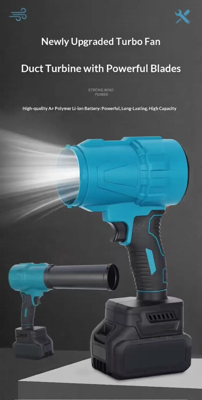 Souffleur & Aspirateur Portable Sans Fil 21V – Léger, Puissant, Polyvalent