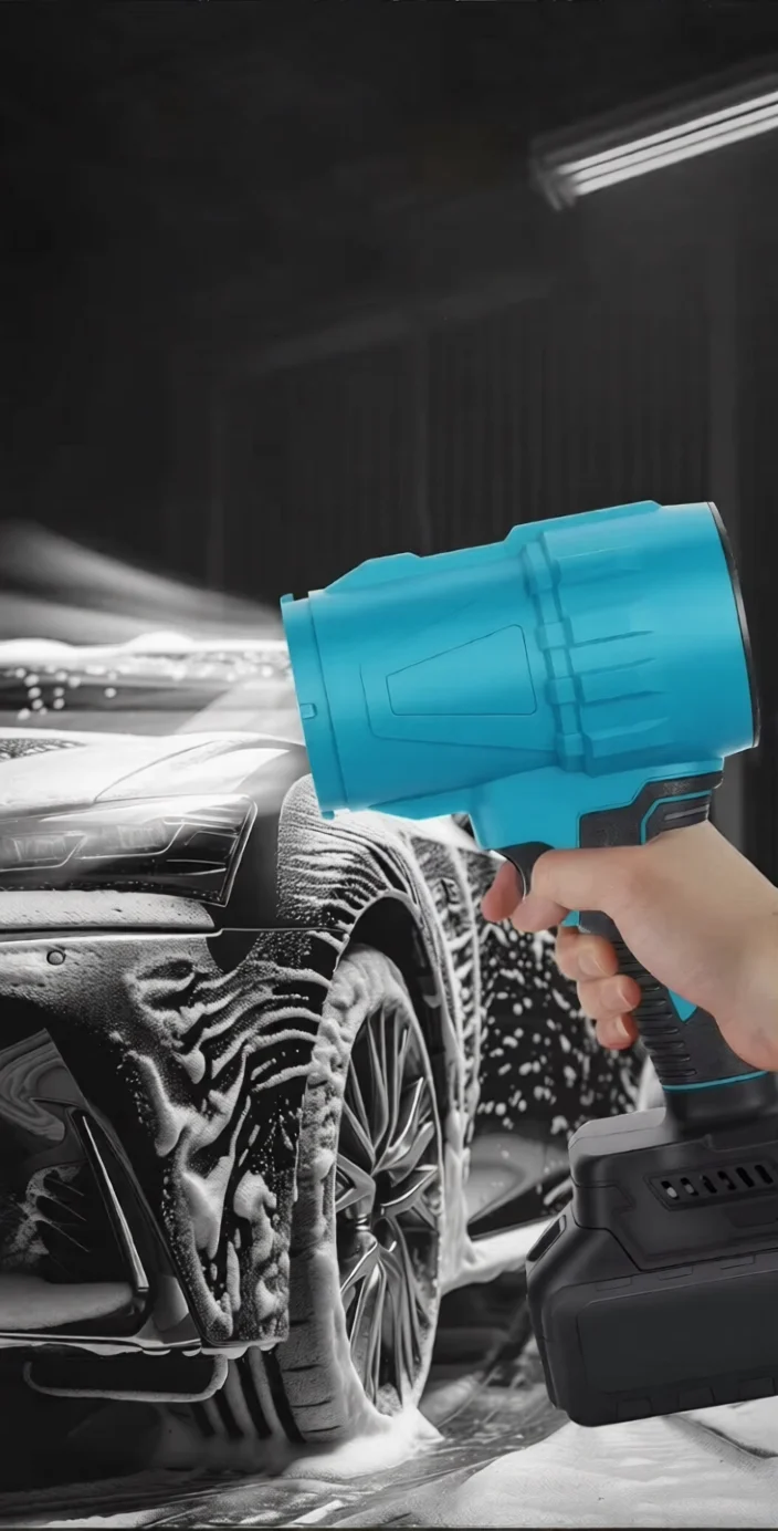 Souffleur Sans Fil Électrique Rechargeable – Jardin, Feuilles & Poussière