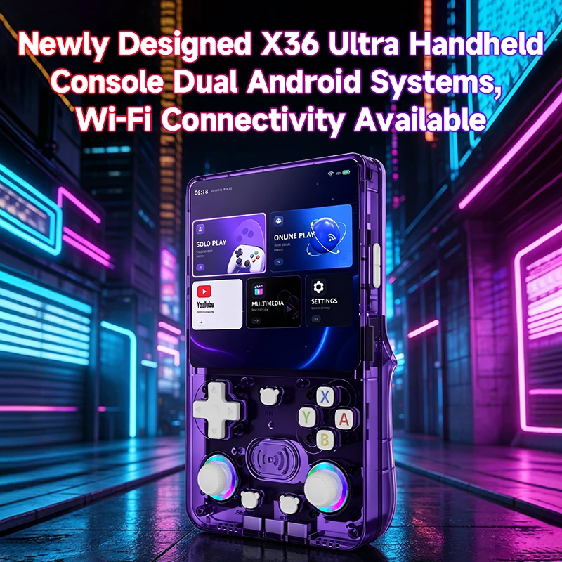 Console de Jeu Portable X36 Ultra – Écran 4.2" 64Go 15000 Jeux Wi-Fi Linux