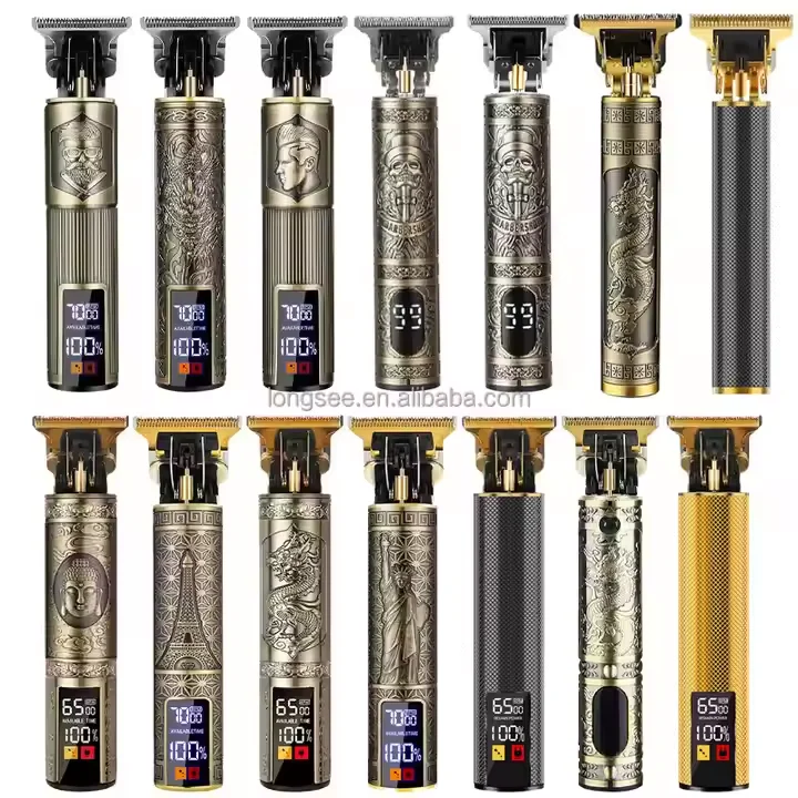 Tondeuse Professionnelle Sans Fil XMT T9 – Lames Inox, Rechargeable, Kit Complet