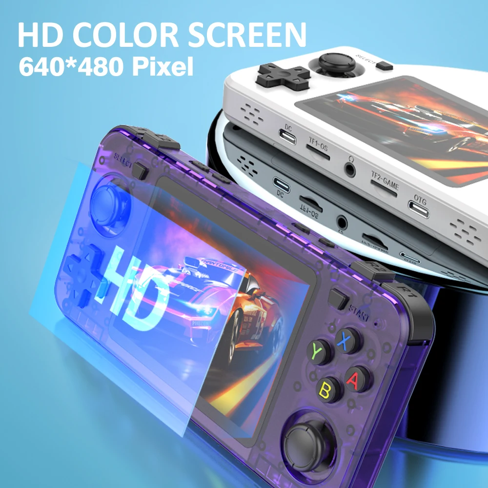 Console de Jeu Rétro Portable R36H – Écran 3.5", 64GB, Wi-Fi, Linux