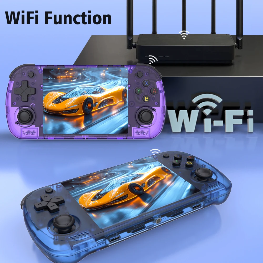 Console de Jeu Portable R36H Pro Max 4.3" HD | 15000 Jeux | Wi-Fi | 64Go | Batterie 3500mAh