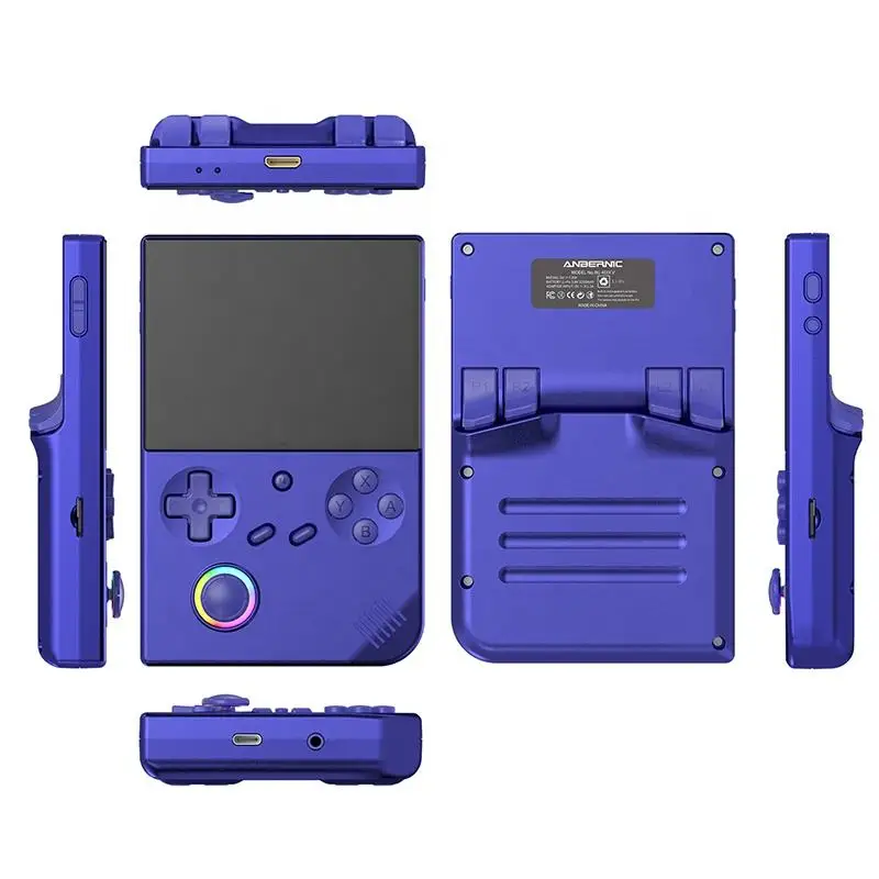 Console de Jeu Portable RG40XX V – Écran 4 Pouces, Linux, Wi-Fi & Anneau LED RGB