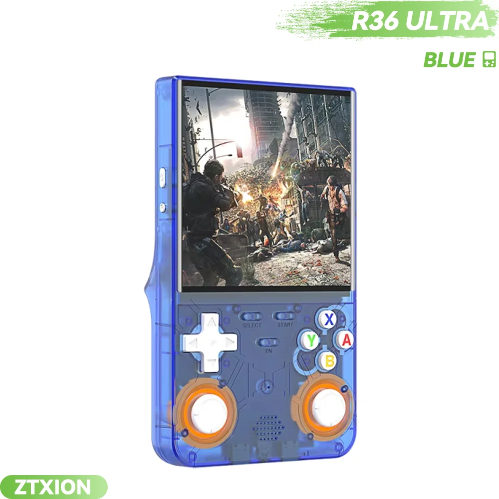 Console de Jeu Portable R36 Ultra 4 Pouces IPS 64GB Linux – Rétro Gaming