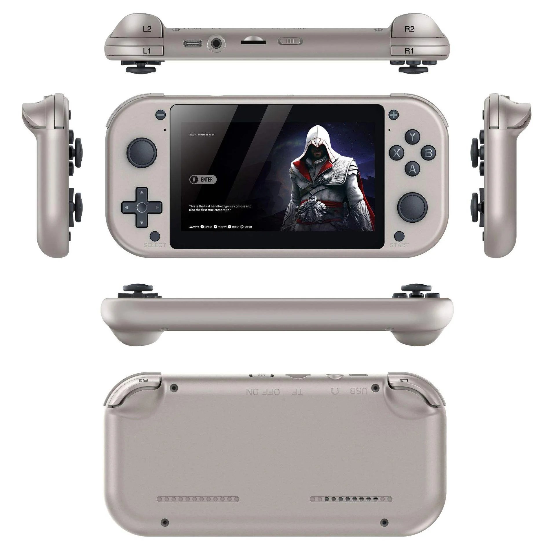 Console de Jeu Portable ZTX M17 4.3" 64GB – 15000+ Jeux Rétro Classiques