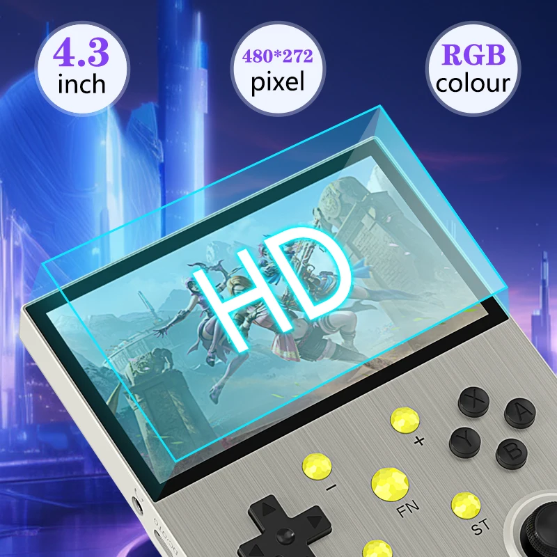 Console de Jeu Portable G30 Écran 4.3" 64GB/128GB Batterie 3000mAh – 3000 Jeux Rétro