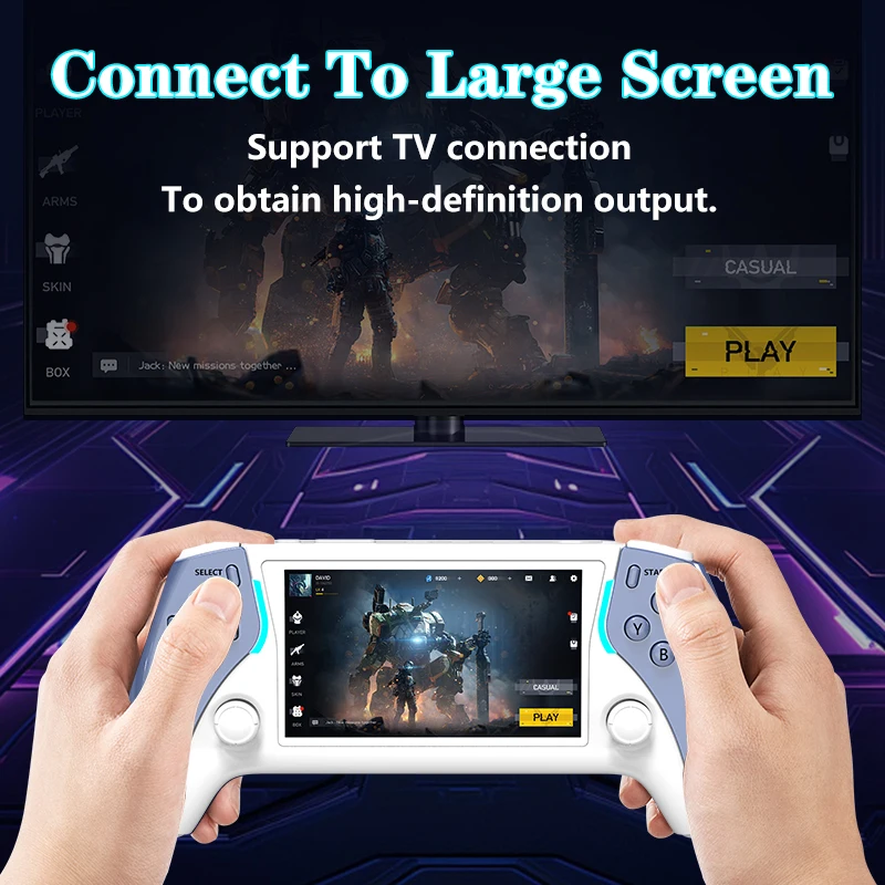 Console de Jeu Portable Project X Pro 4.3" IPS – 8GB RAM 3200mAh Quad-Core