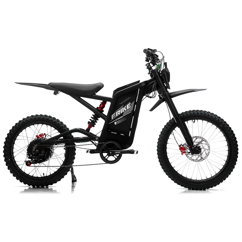 FRIKE GT8000 Vélo Électrique Tout-Terrain 21 Vitesses Aluminium Double Suspension 36V