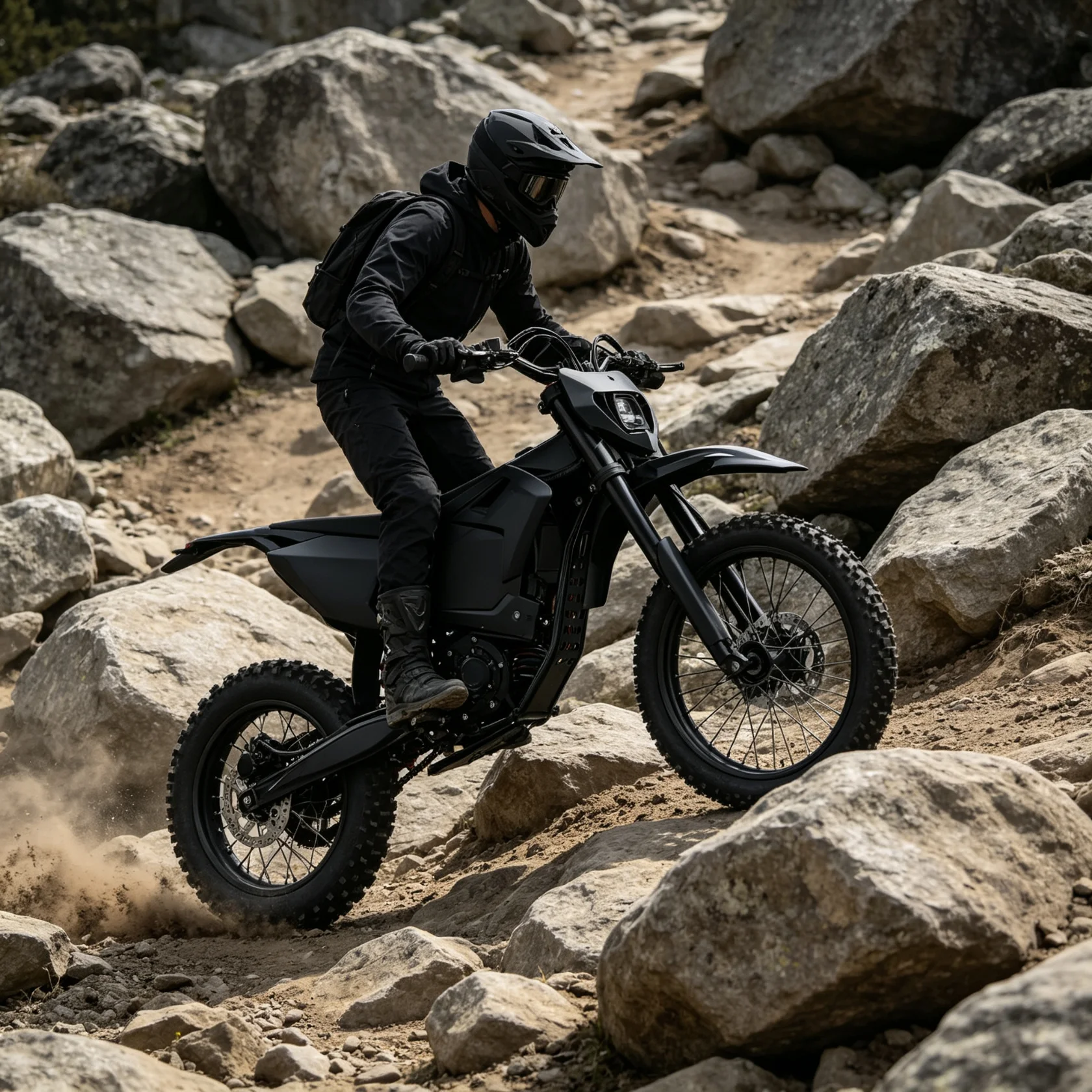 X1 Spark L – Moto Électrique Tout-Terrain 4500W 60V | Freins Hydrauliques | IPX6 | Fat Tires