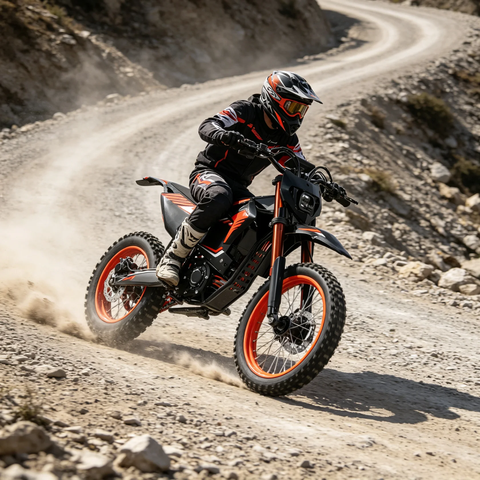 X1 Spark L – Moto Électrique Tout-Terrain 4500W 60V | Freins Hydrauliques | IPX6 | Fat Tires
