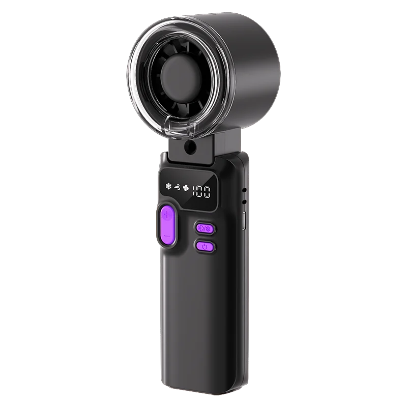 Ventilateur Portable Rechargeable 3600mAh – 100 Vitesses, Pliable & Turbo