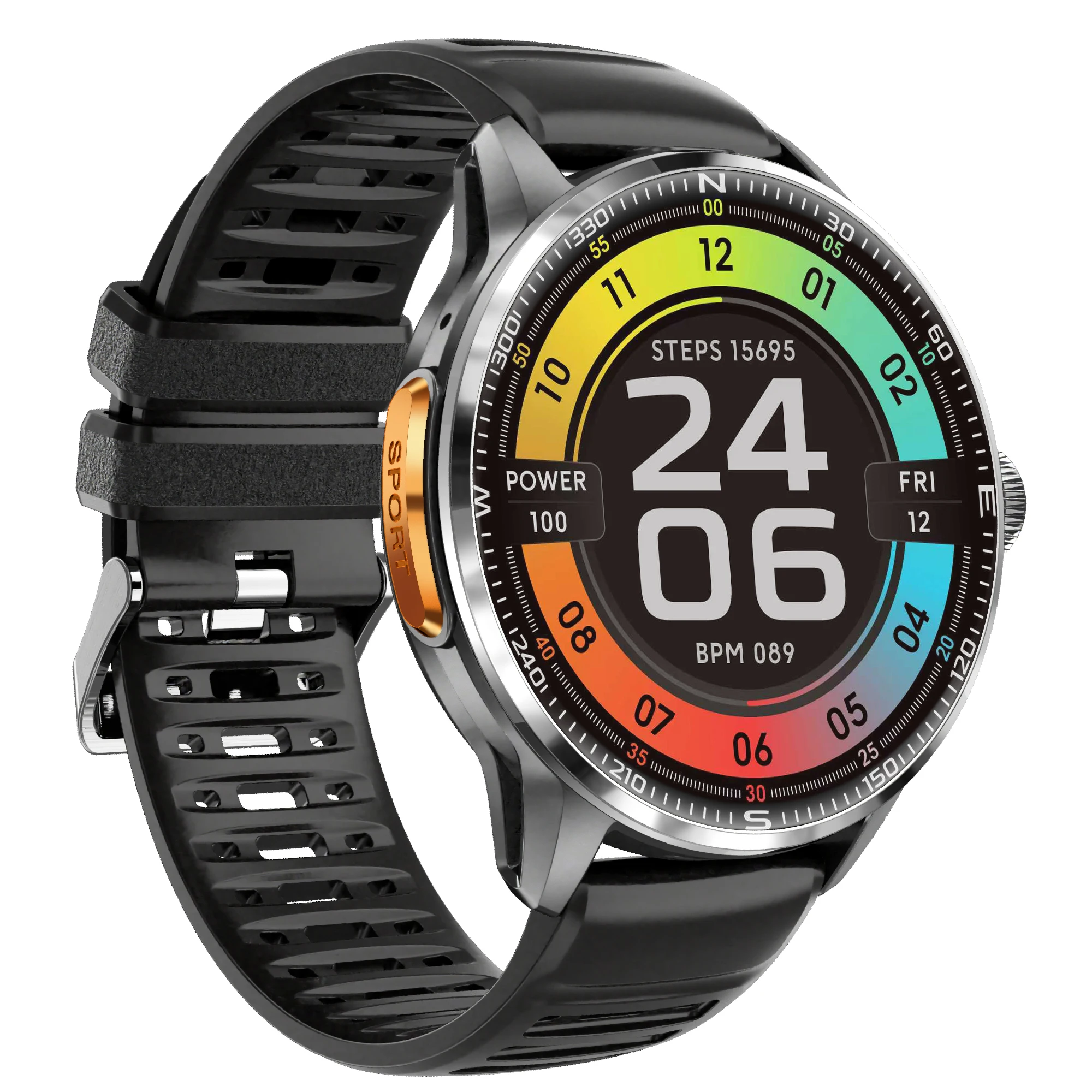 Montre Connectée H100 5G Android 3+32Go – AMOLED 1.6" GPS NFC SIM Étanche IP68