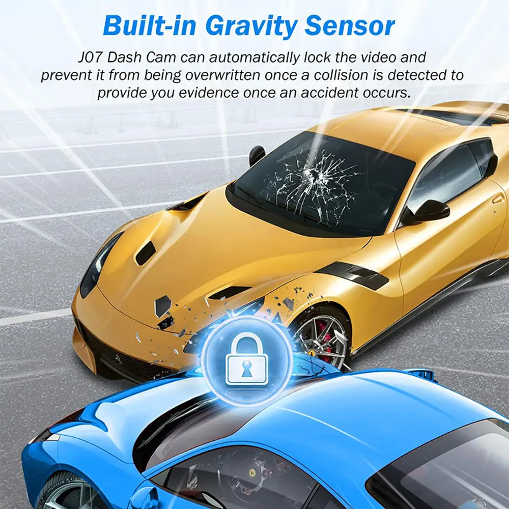 Caméra de Voiture 3 Objectifs HD 1080P – Vision Nocturne & WiFi Intégré