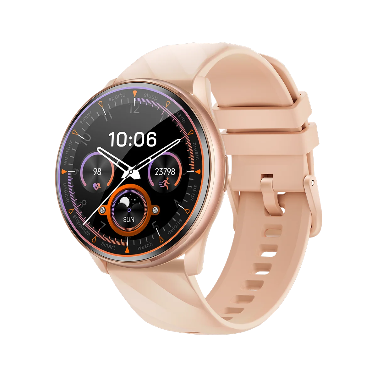 KT77 Montre Connectée Femme 1.46" AMOLED – Appels BT, Fréquence Cardiaque, Oxymètre, IP67