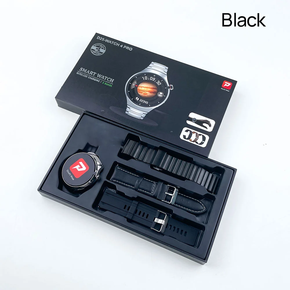 Montre Connectée D25 Watch 4 Pro – Écran 2.02", Fitness, Charge Sans Fil, IP67