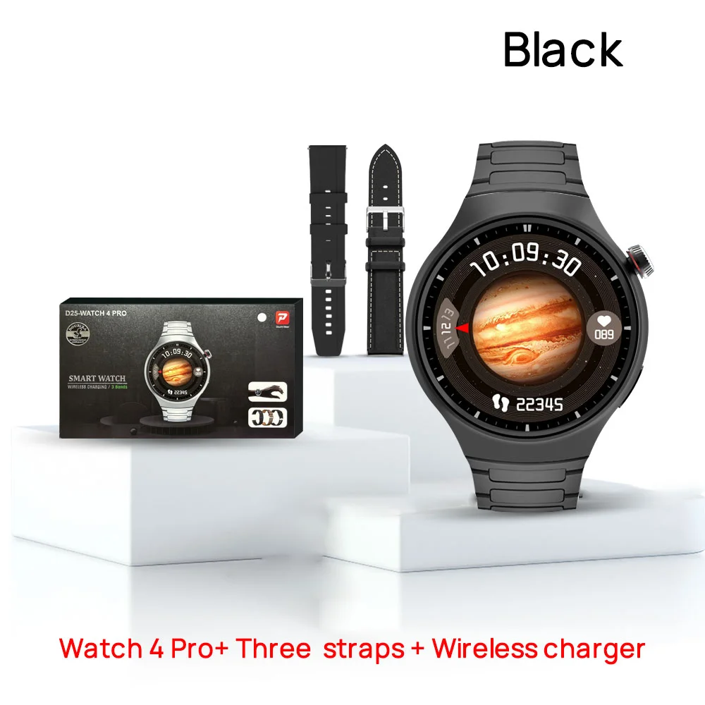 Montre Connectée D25 Watch 4 Pro – Écran 2.02", Fitness, Charge Sans Fil, IP67