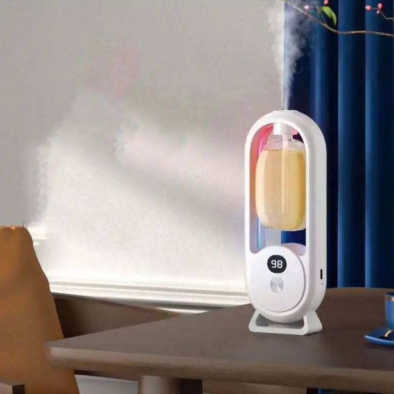 Diffuseur d'Arômes Ultrasonique 7 LED – Humidificateur Rechargeable USB