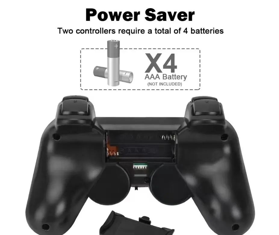 Console de Jeu Rétro GD10 4K – 15000 Jeux Intégrés + 2 Manettes Sans Fil 2.4G