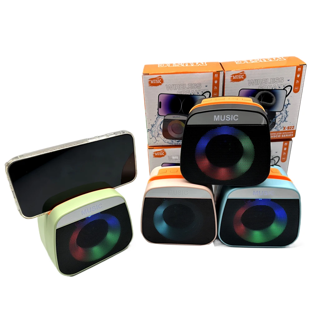 Mini Enceinte Bluetooth X-922 Stéréo Portable – Son Puissant & Design Métallique