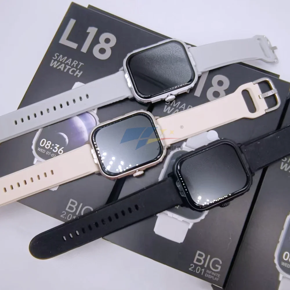 Montre Connectée 2.19" avec Appel BT, Oxymètre, Fréquence Cardiaque & Écouteur – IP67