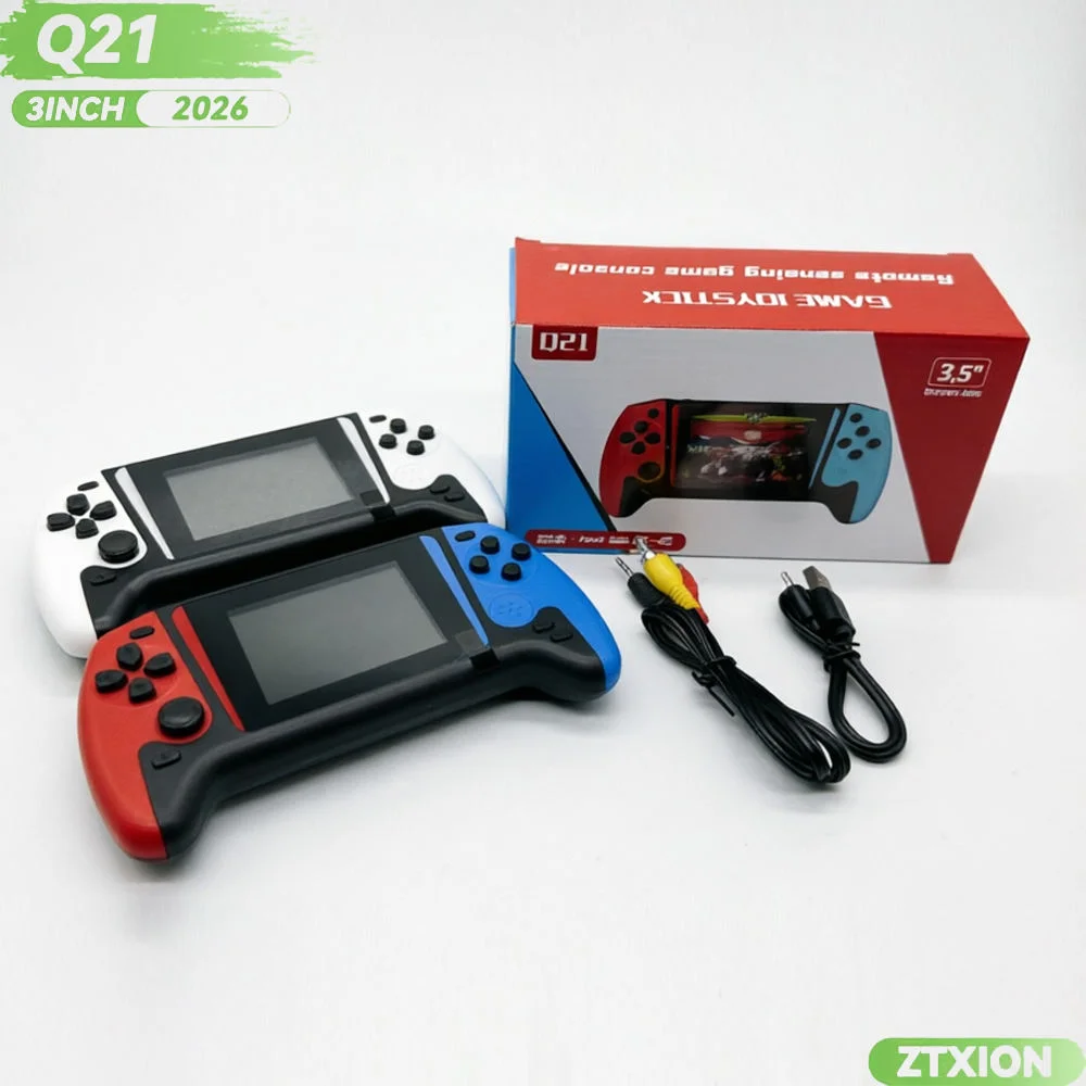 Console de Jeux Portable Rétro Q21 – 500 Jeux Intégrés, Écran 3,5 Pouces