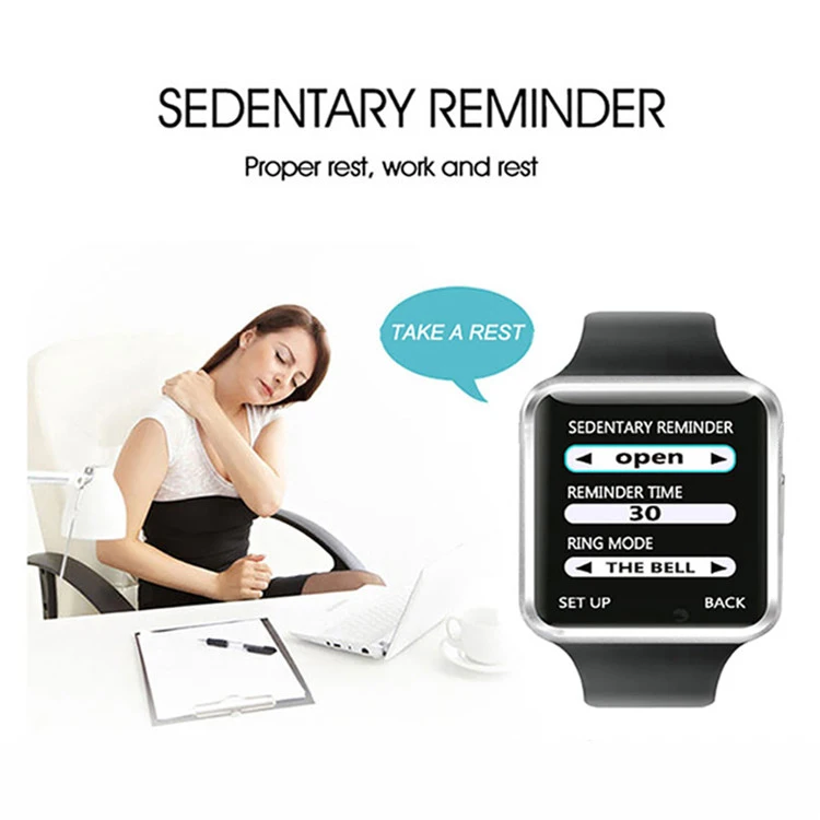 Smartwatch A1 Écran 1.75" avec SIM, Caméra, Bluetooth – Compatible Android & iOS