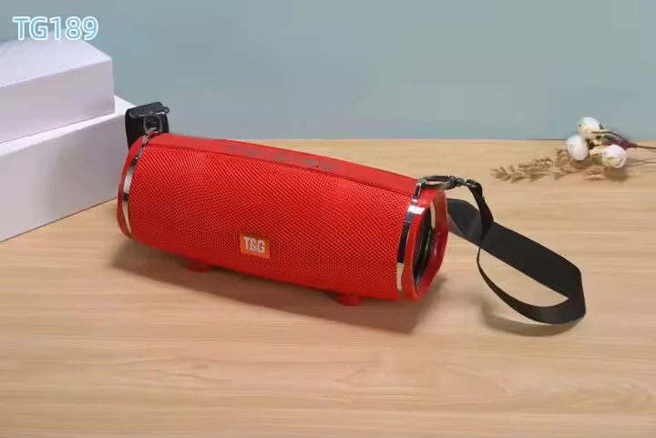 Enceinte Bluetooth Portable TG189 – Subwoofer Double Vibreur, Micro Intégré