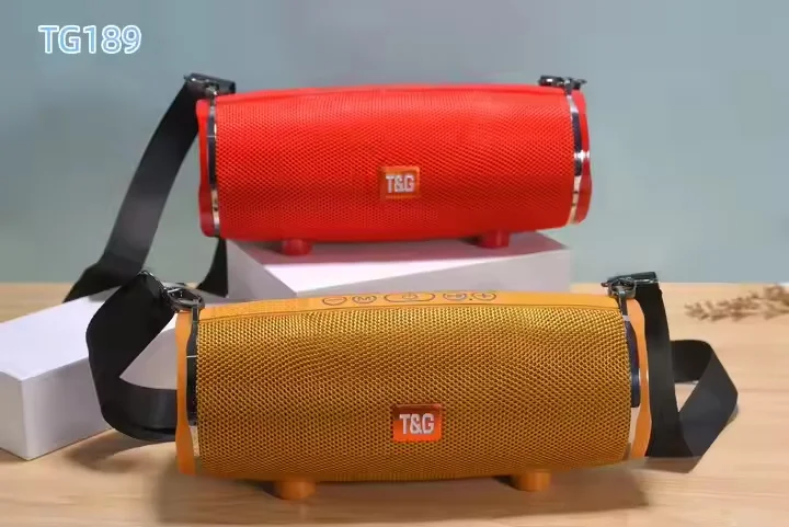 Enceinte Bluetooth Portable TG189 – Subwoofer Double Vibreur, Micro Intégré