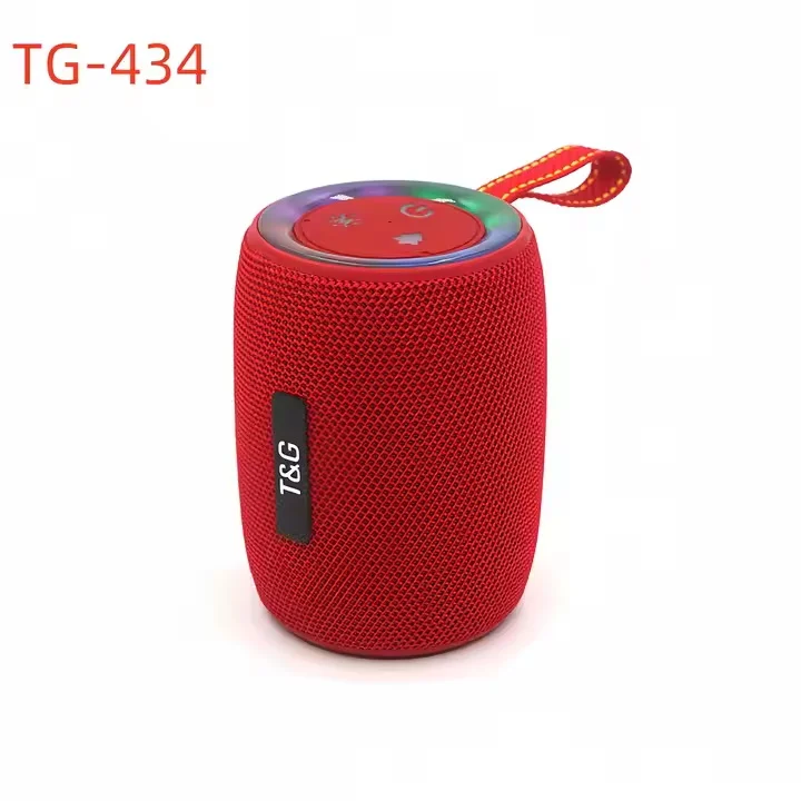 Enceinte Bluetooth Portable TG-443 | Subwoofer RGB LED Éclairage Coloré | Étanche Outdoor