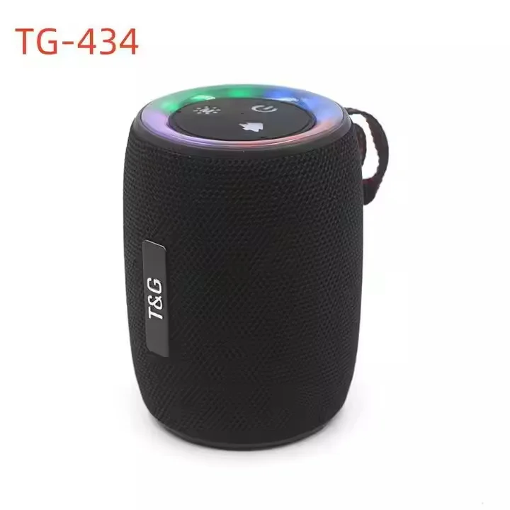 Enceinte Bluetooth Portable TG-443 | Subwoofer RGB LED Éclairage Coloré | Étanche Outdoor