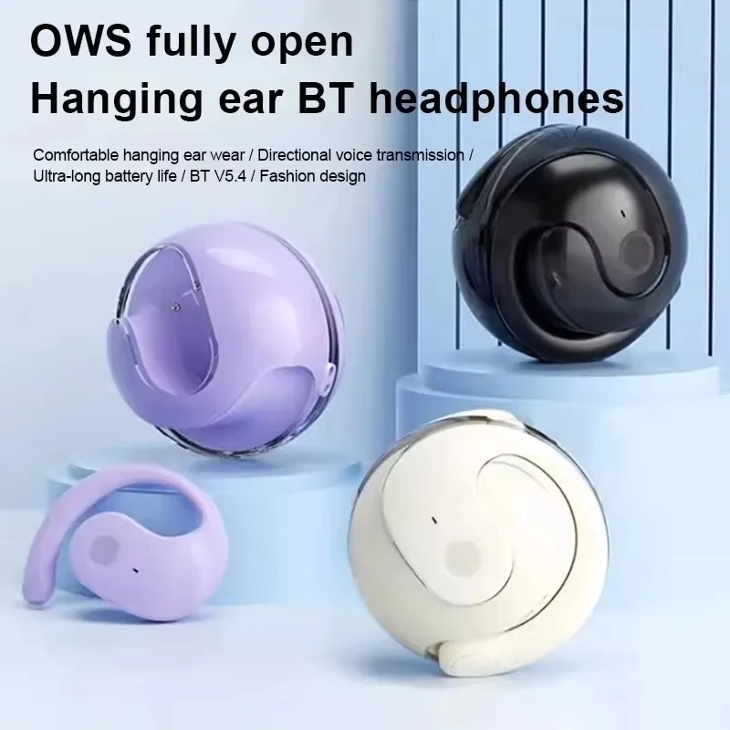 Écouteurs Sans Fil BY01 OWS Bluetooth 5.3 | ENC | IPX4 | LED