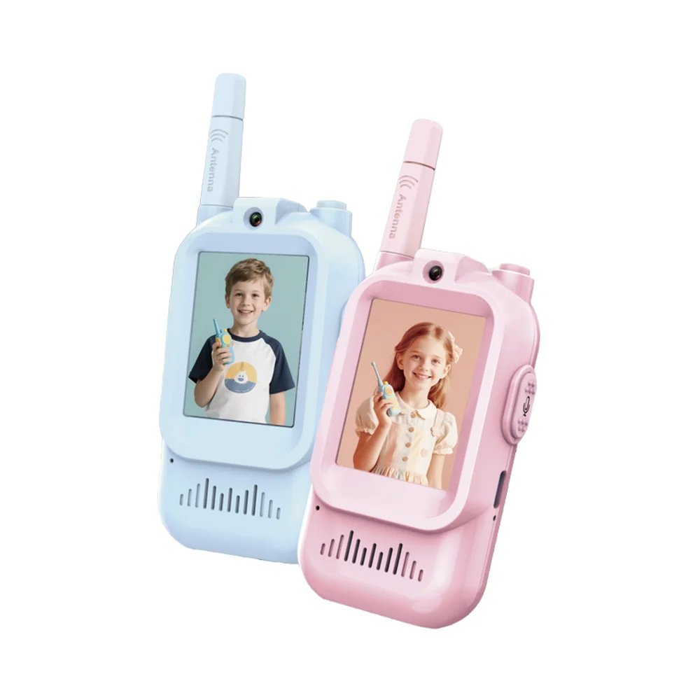 Talkie-Walkie Vidéo Enfants XMT – Portée 1,5 km, Son HD, 15h d'Autonomie